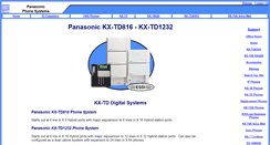 Desktop Screenshot of kxtd8161232.panasonicphonesystems.com